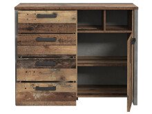 Kommode >Celon< in Old Wood Vintage - 106,7x86,3x41,6cm (BxHxT)