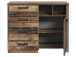 Kommode >Celon< in Old Wood Vintage - 106,7x86,3x41,6cm (BxHxT)