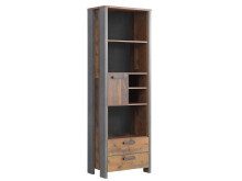 Regal >Celon< in Old Wood Vintage - 67x204,7x41,6cm (BxHxT)