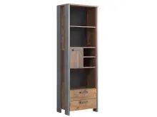 Regal >Celon< in Old Wood Vintage - 67x204,7x41,6cm...