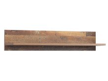 Wandregal >Celon< in Old Wood Vintage -...