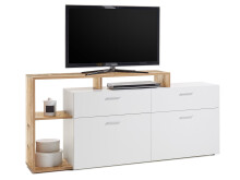 TV-Board >Natalie< in Weiß - 210x105x40cm (BxHxT)
