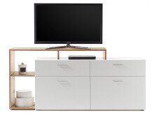 TV-Board >Natalie< in Weiß - 210x105x40cm (BxHxT)