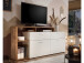 TV-Board >Natalie< in Weiß - 210x105x40cm (BxHxT)