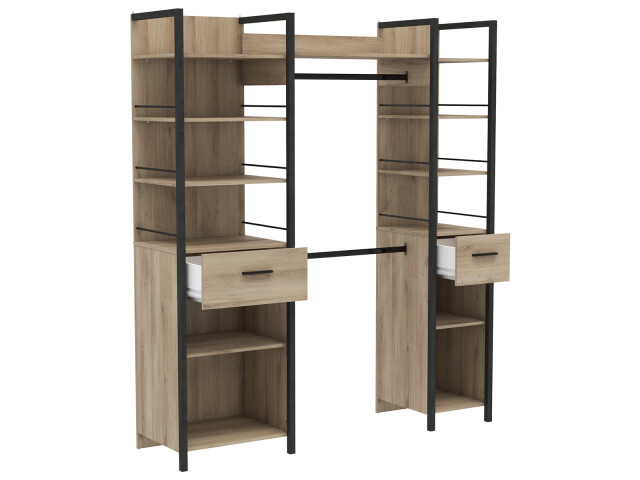 Kleiderschrank >Roseville< in Kronberg Eiche Nachbildung aus Kunststo, 409,95 €
