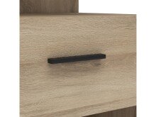 Kleiderschrank >Roseville< in Kronberg Eiche Nachbildung aus Kunststoff