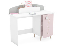 Kinderschreibtisch >Savannah< in Weiß aus MDF - 113,2x94,5x50cm (BxHxT)