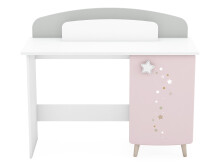 Kinderschreibtisch >Savannah< in Weiß aus MDF - 113,2x94,5x50cm (BxHxT)