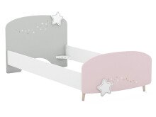 Kinderbett >Savannah< in Weiß aus MDF - 97x77x204,5cm (BxHxT)