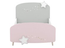 Kinderbett >Savannah< in Weiß aus MDF - 97x77x204,5cm (BxHxT)