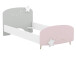 Kinderbett >Savannah< in Weiß aus MDF - 97x77x204,5cm (BxHxT)