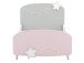 Kinderbett >Savannah< in Weiß aus MDF - 97x77x204,5cm (BxHxT)