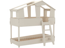 Kinderbett >Tyler< in taupe aus MDF -...