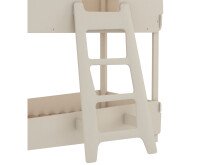Kinderbett >Tyler< in taupe aus MDF - 213x215x127.8cm (BxHxT)