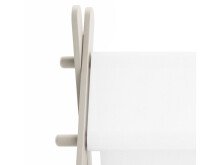 Kinderbett >Tulsa< in Perle-Weiß aus MDF - 220.2x140x113.3cm (BxHxT)