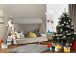 Kinderbett >Tulsa< in Perle-Weiß aus MDF - 220.2x140x113.3cm (BxHxT)
