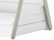 Kinderbett >Tulsa< in Perle-Weiß aus MDF - 220.2x140x113.3cm (BxHxT)