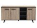 Sideboard >Waco< in Sonoma-Eiche aus Kunststoff - 160.7x73.3x43.9cm (BxHxT)