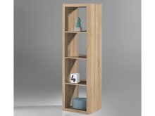 Raumteiler >Portia< in Sonoma-Eiche - 41x147x38cm...