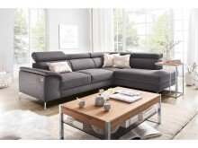 Couchtisch >Arie< in Asteiche aus Metall - 105x38x65cm (BxHxT)
