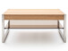 Couchtisch >Arie< in Asteiche aus Metall - 105x38x65cm (BxHxT)