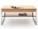 Couchtisch >Arie< in Asteiche aus Metall - 105x38x65cm (BxHxT)