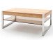 Couchtisch >Arie< in Asteiche aus Metall - 105x38x65cm (BxHxT)