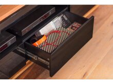 TV-Board >Charleston< in Asteiche aus Massivholz - 202x54x40cm (BxHxT)