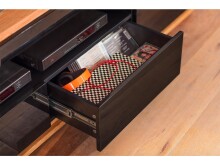 TV-Board >Charleston< in Asteiche aus Massivholz - 202x54x40cm (BxHxT)