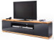 TV-Board >Charleston< in Asteiche aus Massivholz - 202x54x40cm (BxHxT)