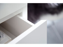 Schubkastenkommode >Charleston I< in Asteiche aus Massivholz - 51x115x40 (BxHxT)