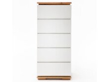 Schubkastenkommode >Charleston< in Asteiche aus Massivholz - 51x115x40cm (BxHxT)