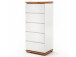 Schubkastenkommode >Charleston< in Asteiche aus Massivholz - 51x115x40cm (BxHxT)