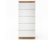 Schubkastenkommode >Charleston< in Asteiche aus Massivholz - 51x115x40cm (BxHxT)