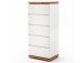 Schubkastenkommode >Charleston< in Asteiche aus Massivholz - 51x115x40cm (BxHxT)
