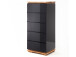 Schubkastenkommode >Charleston< in Asteiche aus Massivholz - 51x115x40cm (BxHxT)