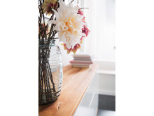 Highboard >Charleston I< in Asteiche aus Massivholz - 102x115x40cm (BxHxT)