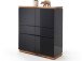Highboard >Charleston< in Asteiche aus Massivholz - 102x115x40cm (BxHxT)