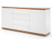 Sideboard >Charleston< in Weiß matt lackiert - 172x81x40cm (BxHxT)