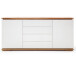 Sideboard >Charleston< in Weiß matt lackiert - 172x81x40cm (BxHxT)