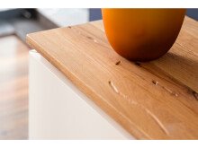 Sideboard >Charleston< in Weiß matt lackiert - 182x81x40cm (BxHxT)