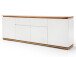 Sideboard >Charleston< in Weiß matt lackiert - 182x81x40cm (BxHxT)