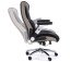Chefsessel >Rayleigh< in Schwarz Beige aus Metall - 78x116x79cm (BxHxT)