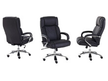 Chefsessel >Rayleigh< in Schwarz aus Metall -...