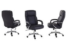 Chefsessel >Rayleigh< in Schwarz aus Metall -...