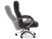 Chefsessel >Rayleigh< in Schwarz aus Metall - 74x118x83cm (BxHxT)