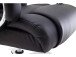 Chefsessel >Rayleigh< in Schwarz aus Metall - 74x118x83cm (BxHxT)