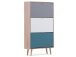 Schuhkipper >Visby< in Sonoma-Eiche - 70x127x24cm (BxHxT)