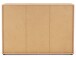 Sideboard >Jacklin< in Artisan Eiche Weiß - 120x85x35cm (BxHxT)