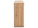 Sideboard >Jacklin< in Artisan Eiche Weiß - 120x85x35cm (BxHxT)